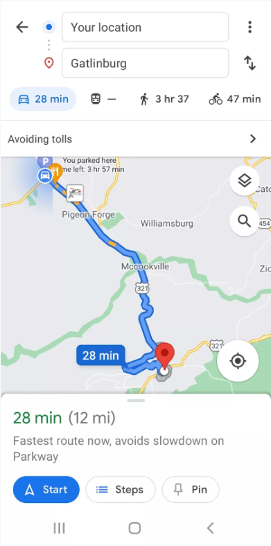 如何通过谷歌地图找到您停放的汽车 如何 第8张