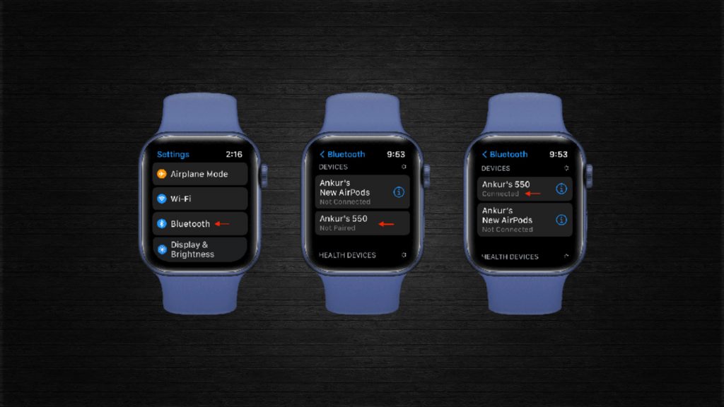 如何使AirPods与Apple Watch重新连接 如何 第2张