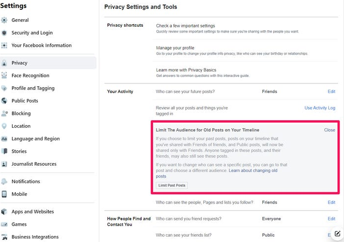 如何更改Facebook的隐私设置以更好地保护自己 如何 第6张