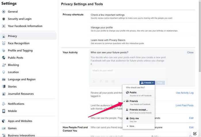 如何更改Facebook的隐私设置以更好地保护自己 如何 第5张