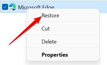 如何从Windows的回收站中恢复已删除的文件 Windows 第4张