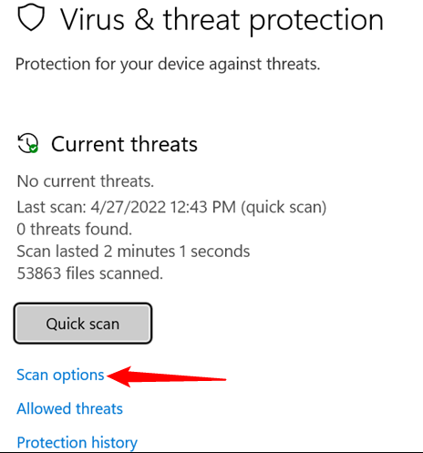 如何在 Windows 11上使用 Microsoft Defender 防病毒软件进行扫描 如何 第7张