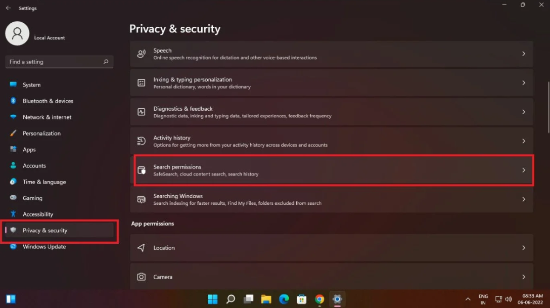 如何在Windows 11的网络搜索中设置严格的安全搜索结果 如何 第2张