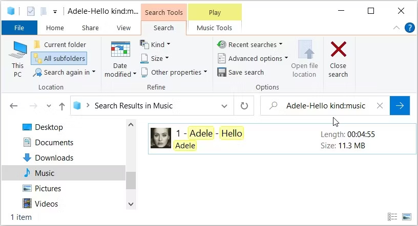 在Windows上搜索音乐和其他音频文件的6种方法 如何 第4张