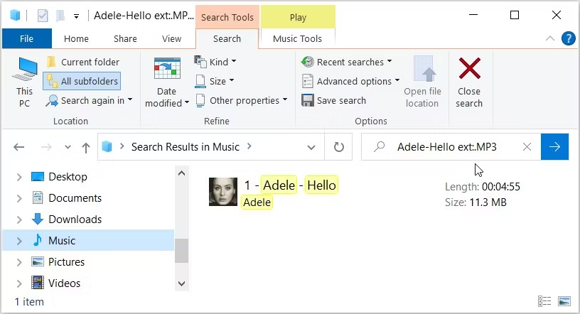 在Windows上搜索音乐和其他音频文件的6种方法 如何 第6张