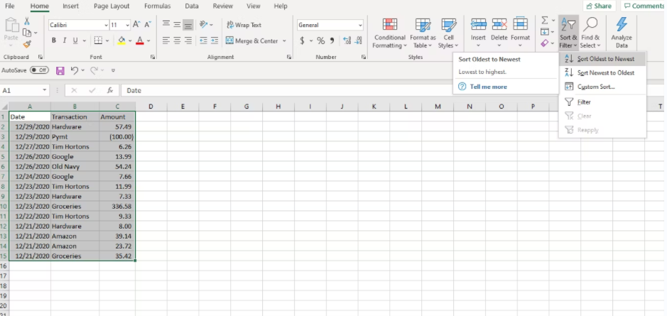 如何在Excel中按日期排序 如何 第6张