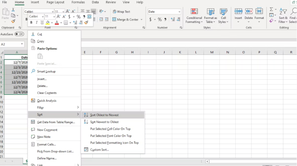 如何在Excel中按日期排序 如何 第3张