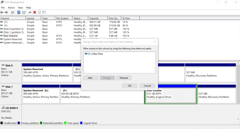 如何在Windows 11中把一个驱动器安装成一个文件夹 Windows 第5张