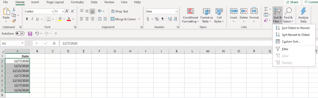 如何在Excel中按日期排序 如何 第2张