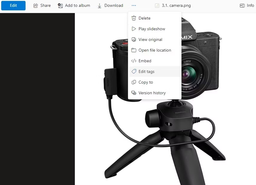 如何在OneDrive中为照片添加和编辑标签 如何 第3张