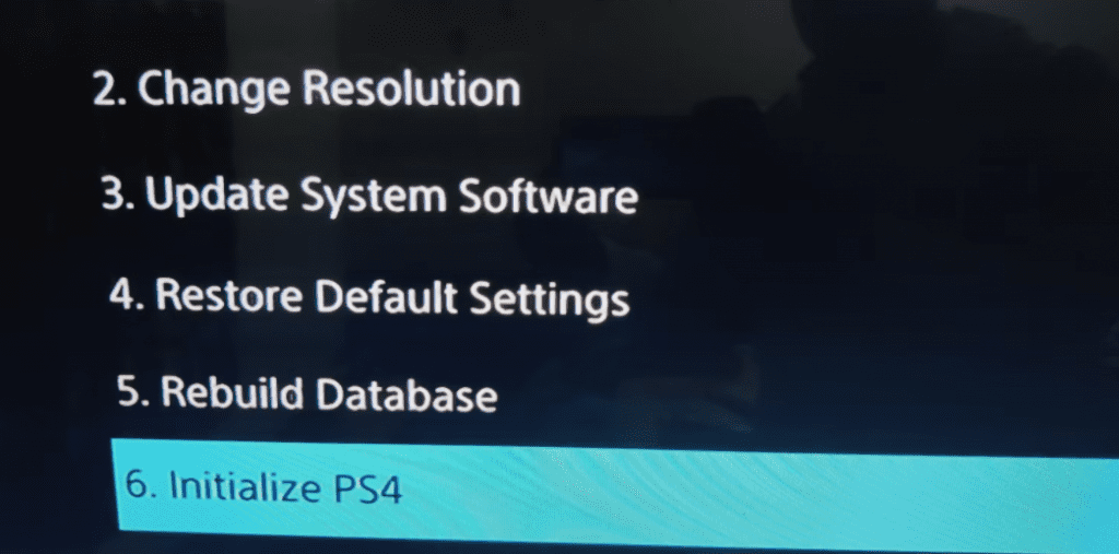 如何将 PlayStation 4 (PS4) 恢复出厂设置 如何 第4张