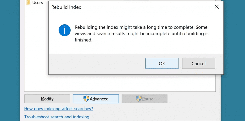如何在Windows 11中重建搜索索引 Windows 第5张