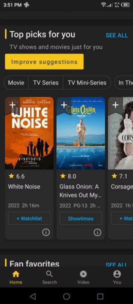 IMDb vs. Fandango: 哪一个是最好的安卓版电影放映时间应用程序？ 测评 第3张