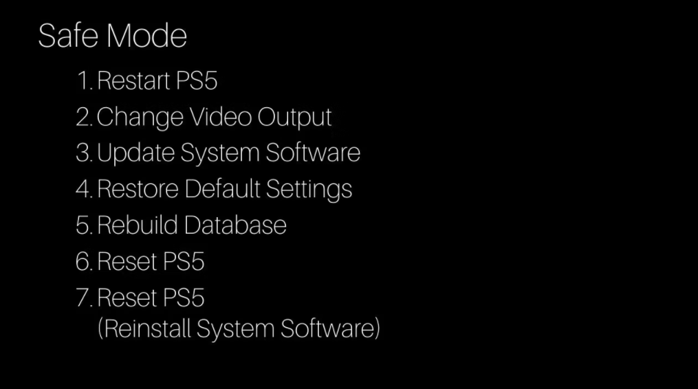 什么是PS5的安全模式？如何使用它 如何 第2张