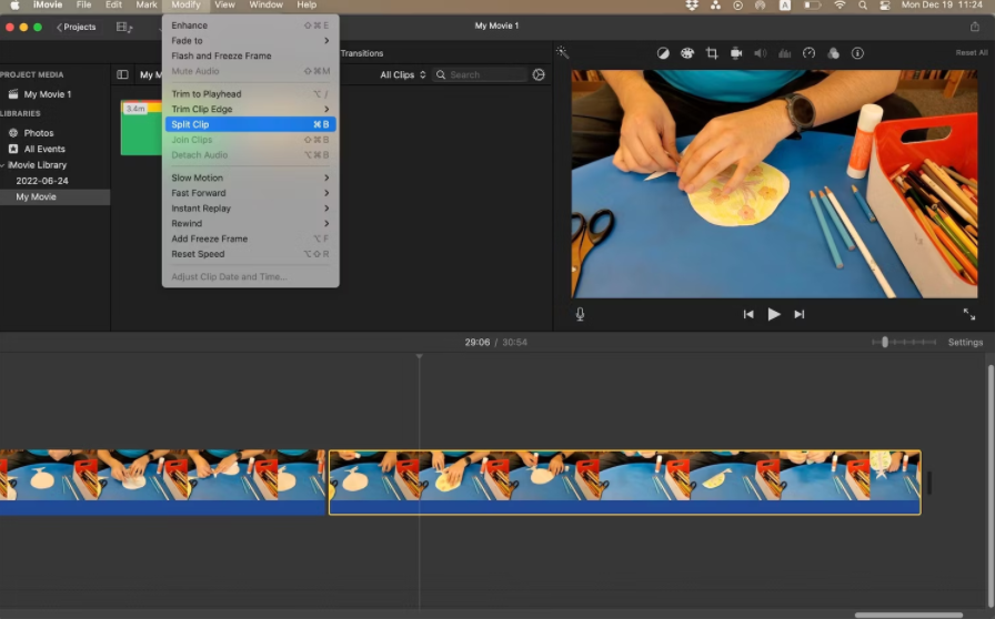 如何在Mac上使用iMovie加快或减慢视频速度 如何 第2张