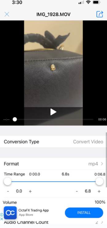 如何在你的iPhone上免费将MOV视频转换为MP4 如何 第4张