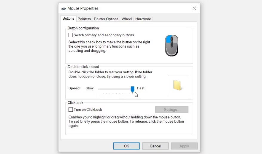 在Windows上调整鼠标双击速度的3种方法 Windows 第5张