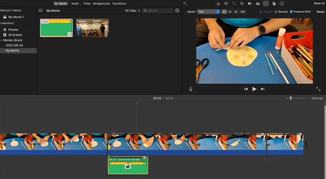如何在Mac上使用iMovie加快或减慢视频速度 如何 第4张