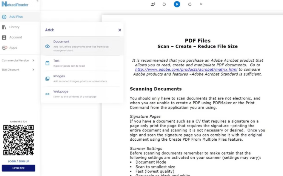 如何将你的PDF在线转换为有声读物 如何 第6张
