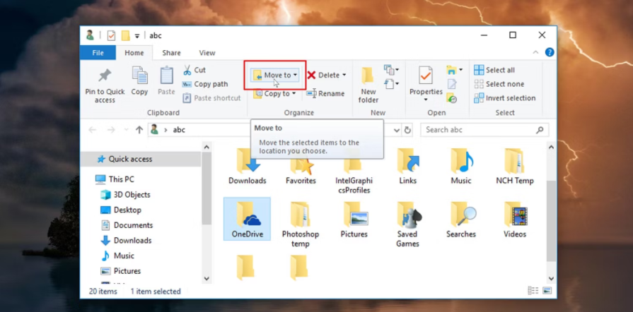如何在Windows 10中改变你的OneDrive文件夹的位置 如何 第2张