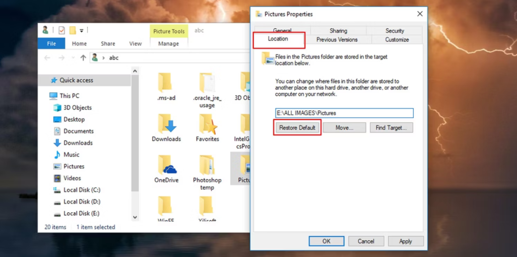 如何将你的个人文件夹恢复到Windows 10的默认位置 Windows 第3张