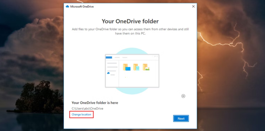 如何在Windows 10中改变你的OneDrive文件夹的位置 如何 第5张