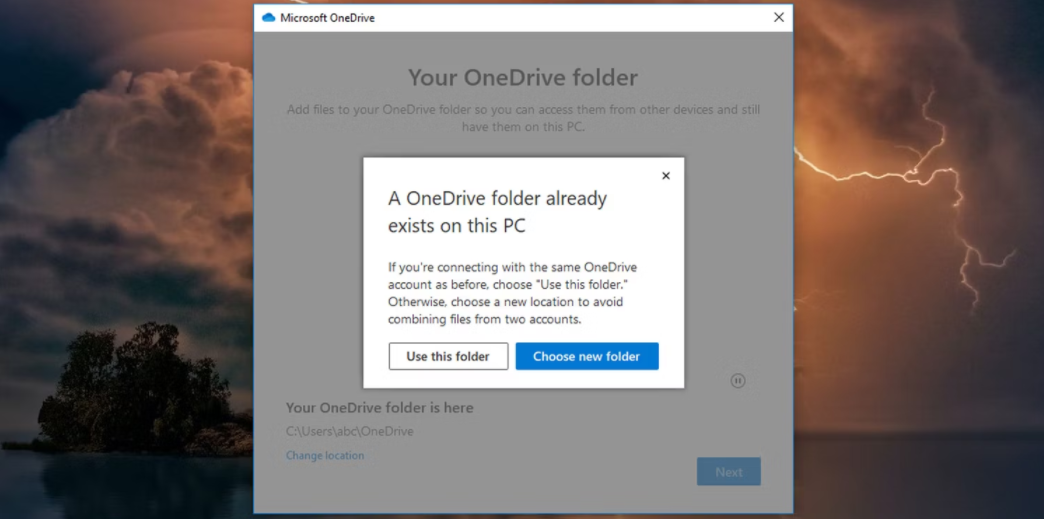 如何在Windows 10中改变你的OneDrive文件夹的位置 如何 第6张