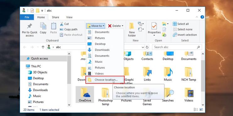 如何在Windows 10中改变你的OneDrive文件夹的位置 如何 第3张