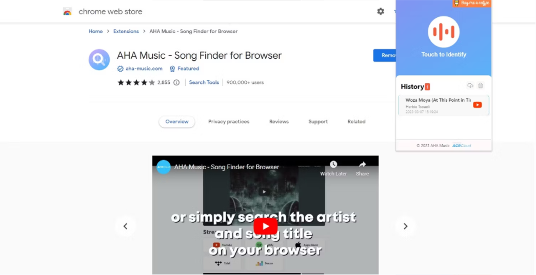 5个Chrome扩展程序让你在浏览时辨别音乐 插件 第3张
