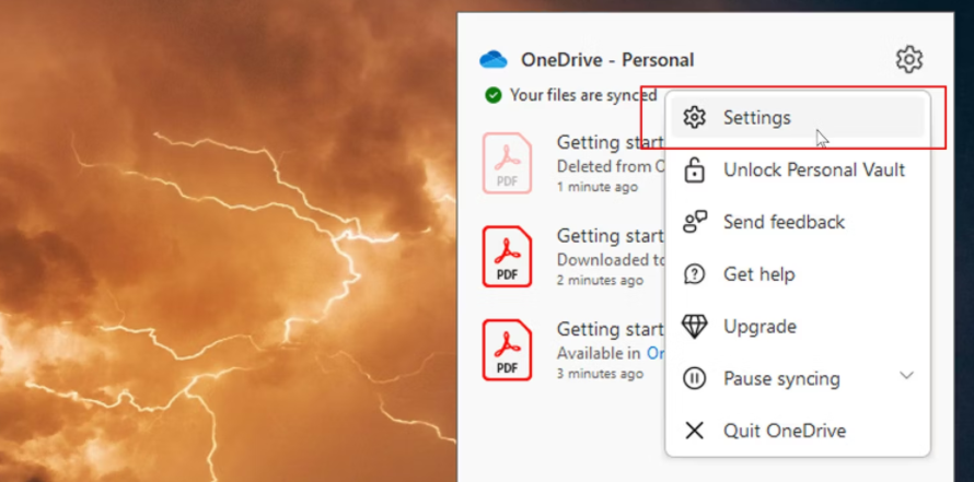 如何在Windows上从你的微软账户中解除OneDrive的链接 如何 第2张