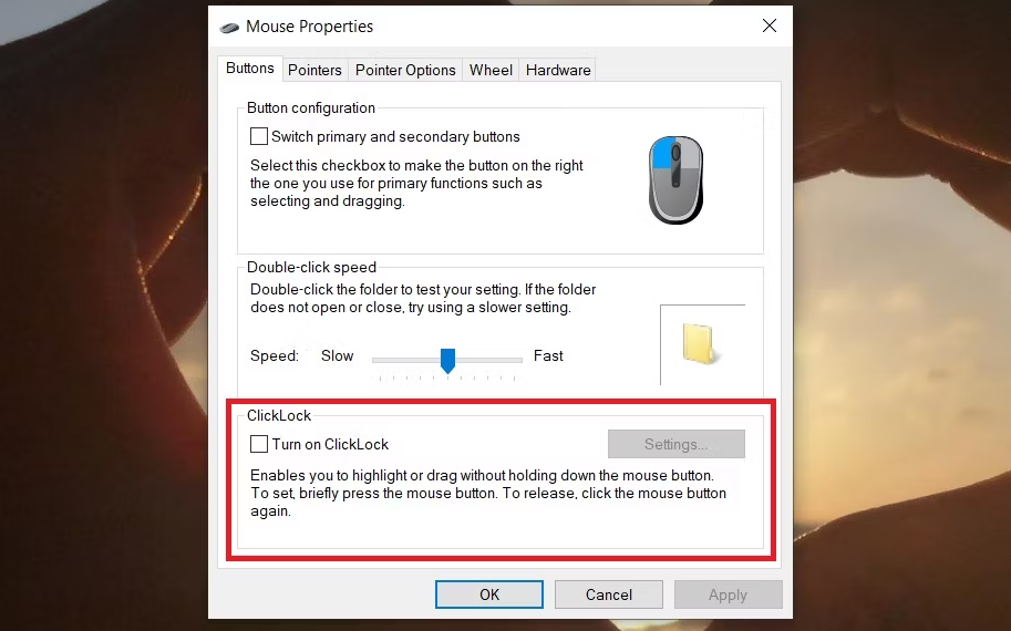 如何修复Windows 10上鼠标左键不工作的问题 Windows 第6张