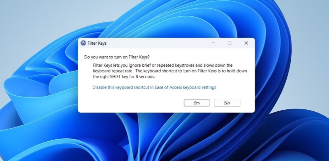 在Windows上打开或关闭过滤键的4种方法 Windows 第2张