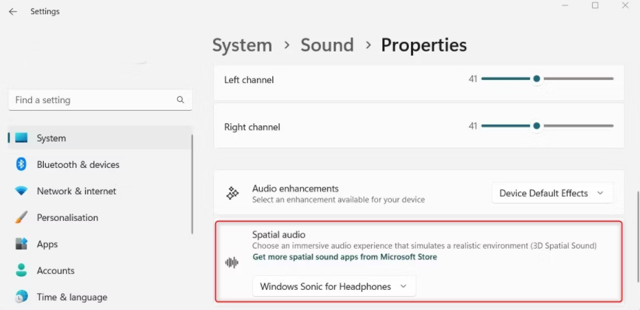 如何在Windows 11中启用空间音效 Windows 第2张