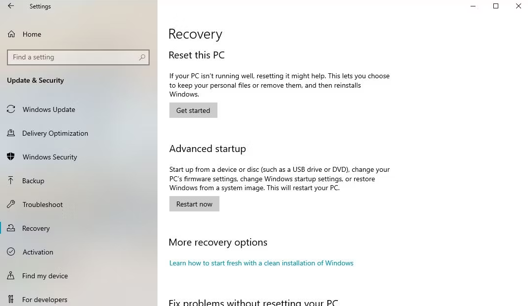 如何对Windows 10进行出厂重置或使用系统还原 Windows 第4张