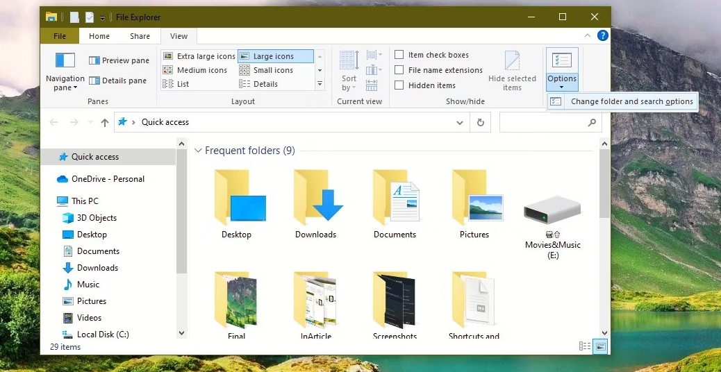 你会喜欢在Windows上使用的5个酷炫的文件夹技巧 Windows 第9张