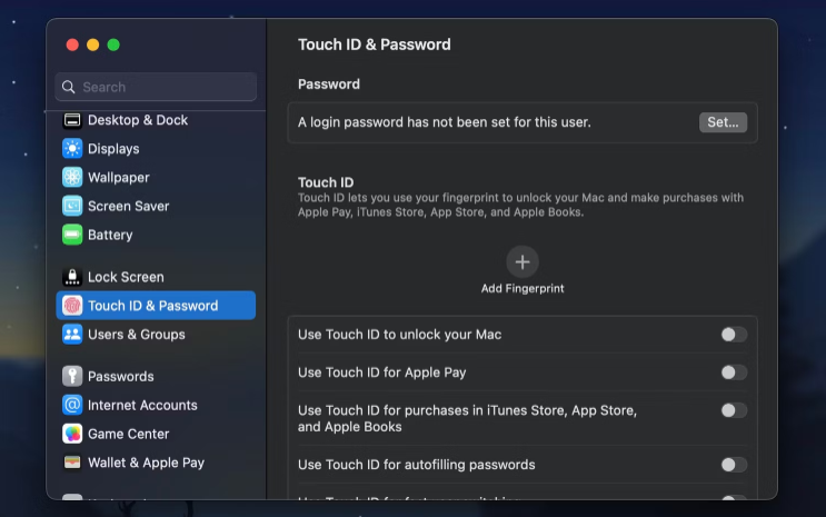 如何在 Mac 上设置和使用 Touch ID 如何 第3张