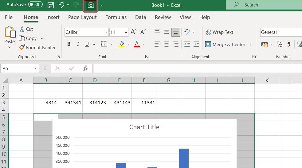 如何使用 Excel 捕捉屏幕截图 如何 第5张