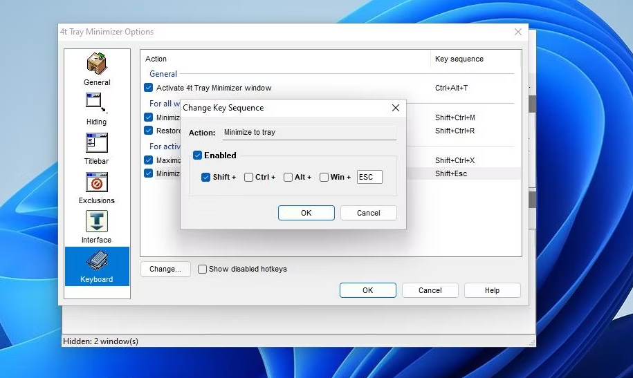 如何使用热键将程序最小化到 Windows 系统托盘 APPS 第9张