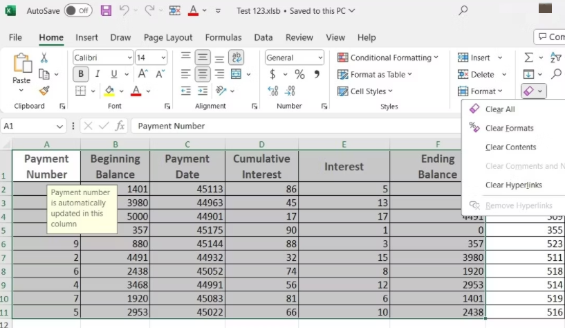 如何缩小 Excel 电子表格的大小 如何 第3张